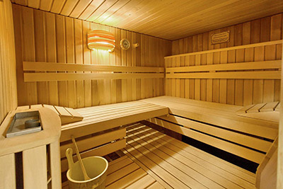 Entspannen in unserer hauseigenen Sauna