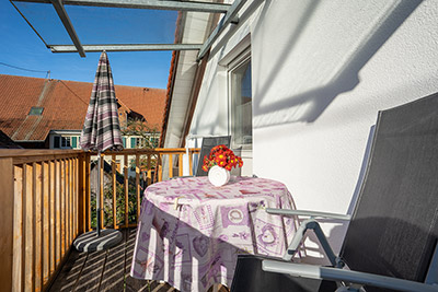 Balkon mit herrlichem Blick